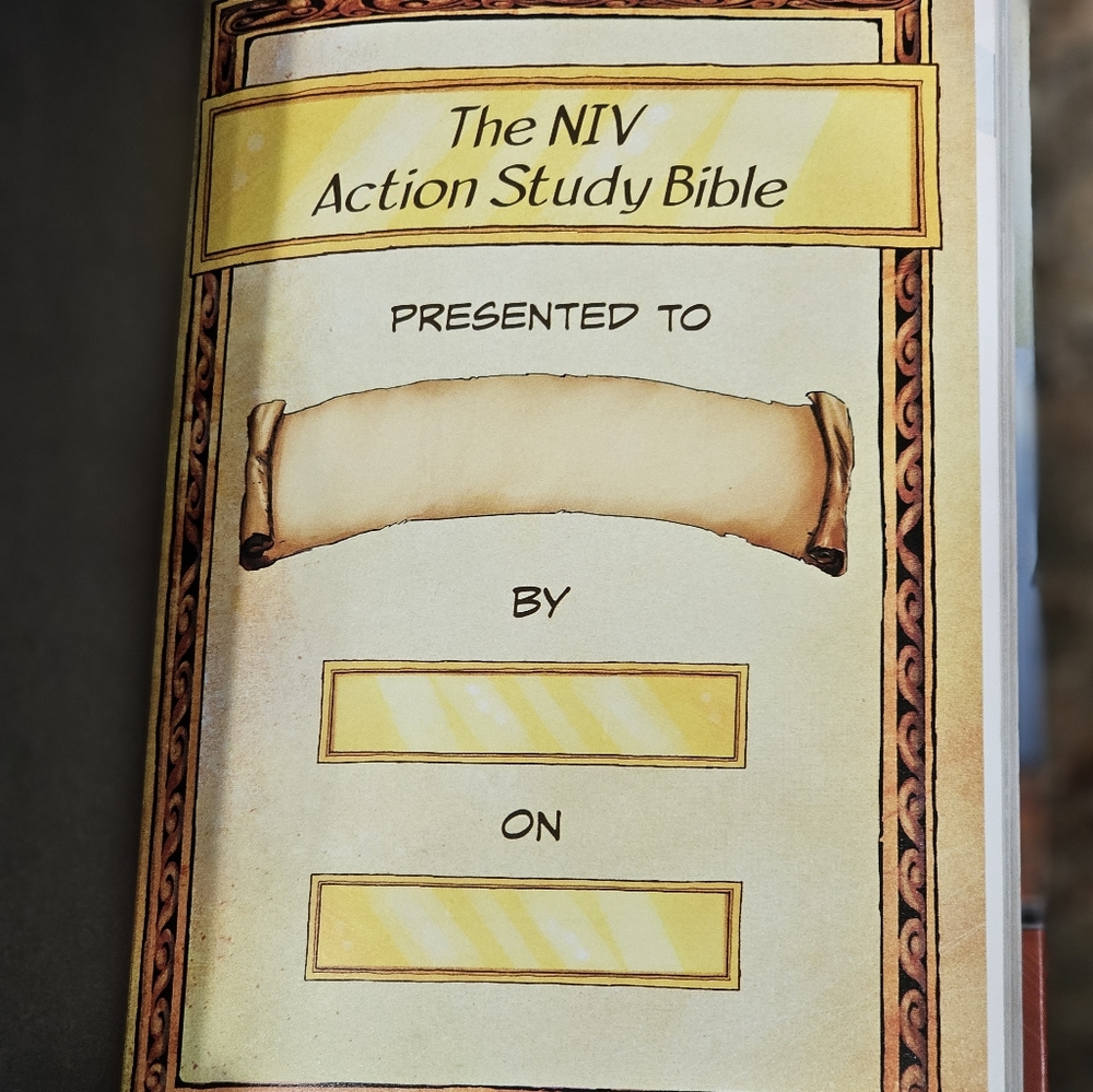 NIV action Study Bible - Picture 3 of 5
